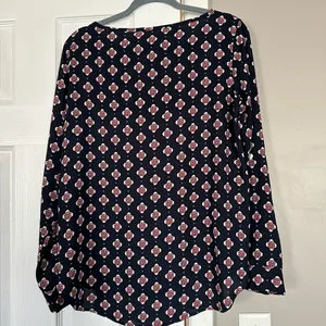 LOFT sheer blouse thumbnail 6