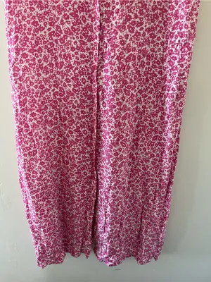 Old Navy Pink Floral Maxi Dress Large Cottagecore Romantic Feminine Summer thumbnail 4