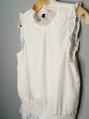 J Crew White Top thumbnail 3