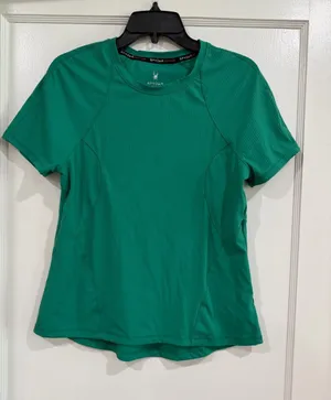 Spyder Women's Emerald Green Short-Sleeve Performance Tee thumbnail 1