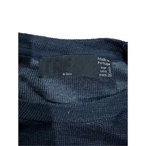 Zara‎ Womens Navy Blue Bodycon Stretchy Casual Midi sz Small thumbnail 3