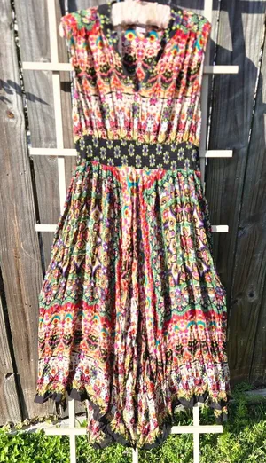 Bila Bohemian Handkerchief Dress XL thumbnail 1