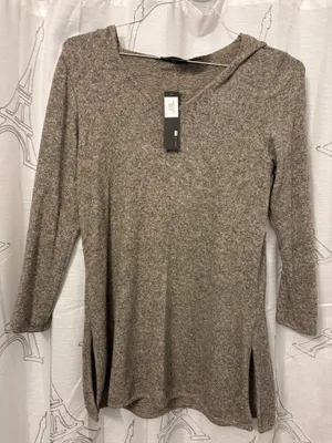 Sweaters with hood Gray thumbnail 4