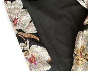 Womens Rho Black Floral Slip Skirt thumbnail 2