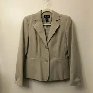 Tan 2‎ Button Lined Blazer by Rafaela - Size 4P thumbnail 6