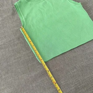 Women’s Zara Trendy Bright Crop Top Shirt Green Sz M Medium Viscose Blend thumbnail 4