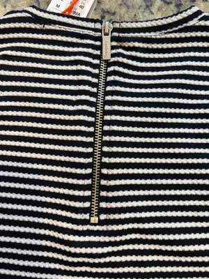 Superdry Navy and White Striped Mini Dress thumbnail 7