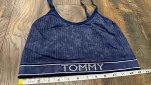 Tommy Hilfiger Women’s Bralette Navy Blue Sports Bra Size Medium thumbnail 4