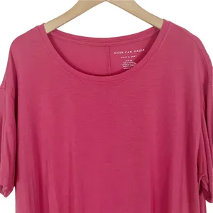 🔥 American Eagle Soft & Sexy Short Sleeve Tee T-Shirt Pink/Coral Size Small thumbnail 3