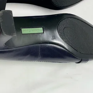 Easy Spirit Leather Slip On Heel‎ Women 8.5 Dark Purle Business Timeless Comfort thumbnail 11