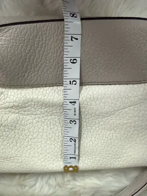 Kate Spade Southport Avenue Maria Crossbody Leather Bag Ivory Taupe thumbnail 4