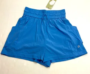 Sweaty Betty Circuit 2” Workout Short Womens Size 0 -‎ 2 XS Regatta Blue NEW thumbnail 1