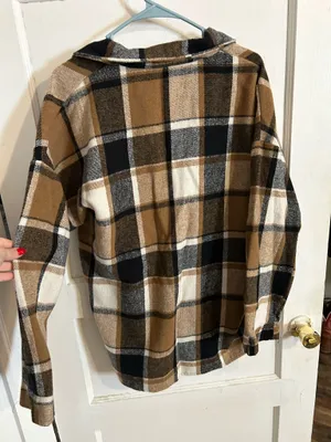 Plaid Jacket Shein thumbnail 2