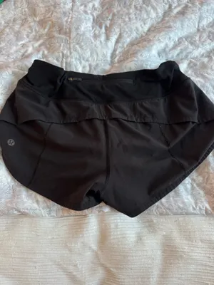 Lululemon Speed Shorts 2.5" Black Low-Rise thumbnail 2