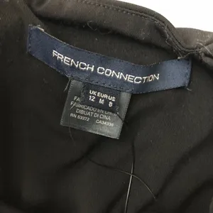 French Connection Panthea Dress Sleeveless Sheer Twist Halter Black Size 8 thumbnail 3