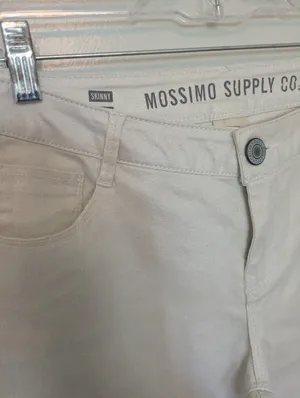 Mossimo Skinny Jeans White Glitter 2010's 6 thumbnail 2