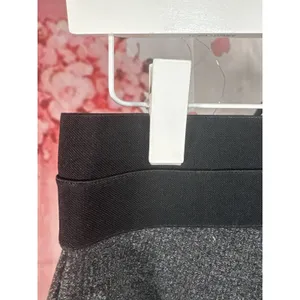 Ann Taylor Mid Rise Gray Fleece Like Trousers Pants Sz M thumbnail 6
