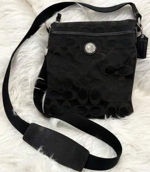 Coach Black Signature Crossbody Bag thumbnail 1