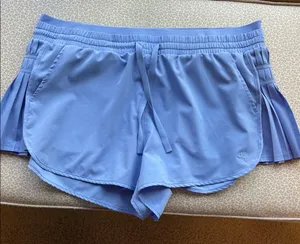 NWOT JoyLab Sky Blue Activewear Athletic Shorts with Fluted Skirt Sides size XXL thumbnail 1