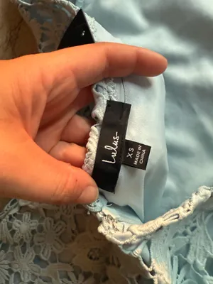 Lulus Romance Language Light Blue Backless Lace Dress thumbnail 7