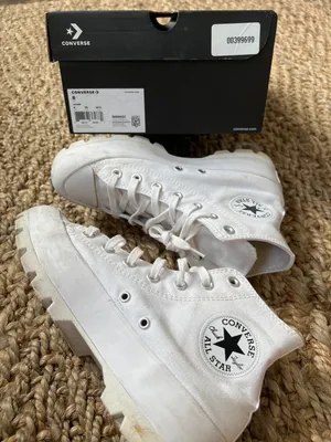 Converse white lugged high thumbnail 1