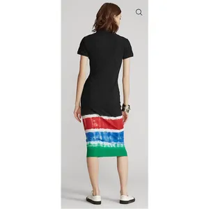 POLO Ralph Lauren Tie-Dye Polo Shirt Dress WOMENS XS thumbnail 4