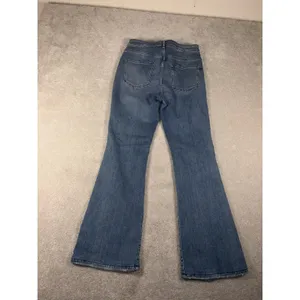 Pilcro The Icon Flare Jeans 29 Medium Blue Denim High Rise Anthropologie Distres thumbnail 7