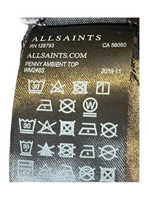 new All Saints ✽ Penny Ambient Chiffon Surplice Top ✽ Grey Leopard Print ✽ S thumbnail 10