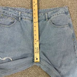 Q&J Jeans Patchwork Hearts Wide Leg High Rise‎ Jeans Large Boho Streetwear thumbnail 10