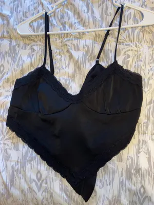 Forever 21 Black Tie Back Top thumbnail 1