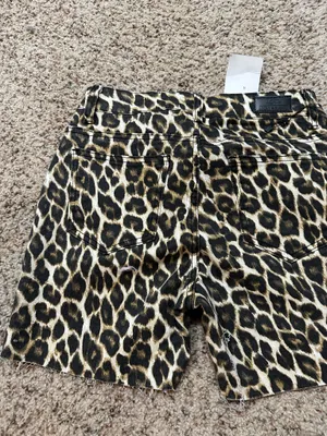 Lucky and Blessed leopard shorts thumbnail 2