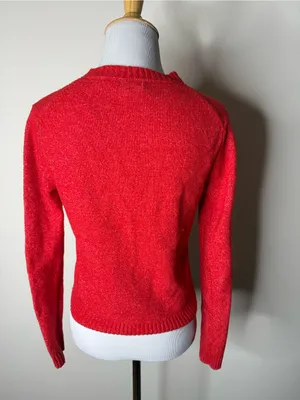 Kimchi Blue Urban Outfitters Red Cardigan thumbnail 5