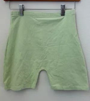 Brandy Melville John Galt light green biker shorts thumbnail 1