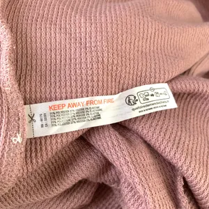 Urban Outfitters Out From Under Cosima Collared Top & Kick Flare Pant SET Mauve thumbnail 15