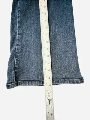 Democracy Ab Technology Jeans Women’s Size 12 Bootcut Flare Medium Wash Stretch thumbnail 11
