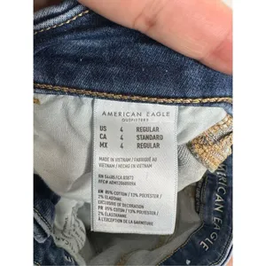 American Eagle Jeans Womens Distressed Blue Pants Stretch Size‎ 4 thumbnail 9