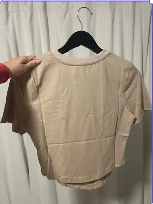 Corset style crop top Tan Size L thumbnail 2