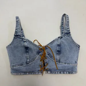 Bailey blue Denim Crop Top NWOT thumbnail 9