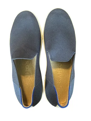 Rothy’s The Original Slip On Sneaker Navy Blue Knit Women’s 6.5 thumbnail 5