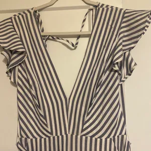 Striped Jumpsuit Shop 17 Blue White thumbnail 2