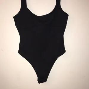 For Love & Lemons Clara Retro Ribbed One Piece Thong Swim Suit Size Medium NWOT thumbnail 4