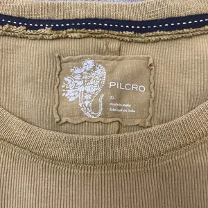 🦄Anthropologie Pilcro Cut-Off Sweatshirt Moss Top Semi Cropped Fit, Size XL thumbnail 2