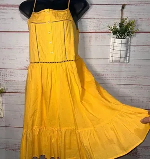 Coco & Jaimeson Yellow Cotton Sundress | Women’s Medium thumbnail 3