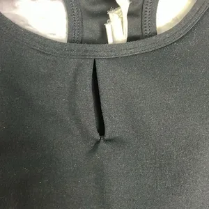 Fabletics black keyhole front sports bra thumbnail 2