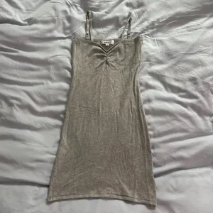 Frankie’s Bikinis light gray mini dress thumbnail 3