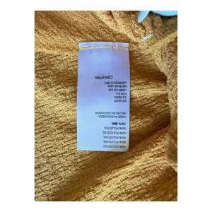 Urban Outfitters Yellow Textured Knit Peplum Cami Top Size XS thumbnail 4