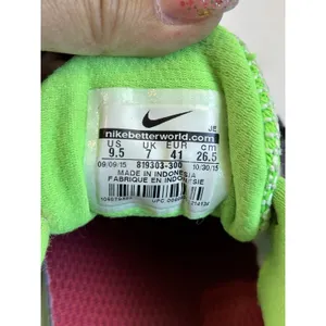 Nike Revolution 3‎ Women's Gray/Neon Pink/Green Size 9.5 Mesh Lace Up Running thumbnail 8