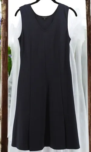 Theory Navy Blue Chic Careerwear‎ Going Out Mini Dress Women’s Size S thumbnail 1