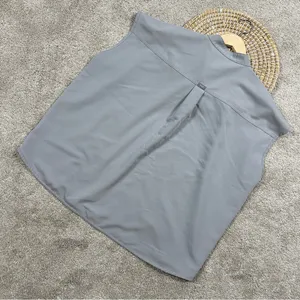Figs Women’s Rafaela Oversized Scrub Top Shortsleeve in Gray Size XL thumbnail 6