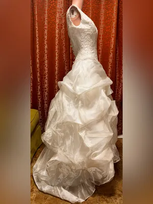 Demetrios Vintage Inspired Lace Ball Gown Wedding Dress Size 6 thumbnail 4